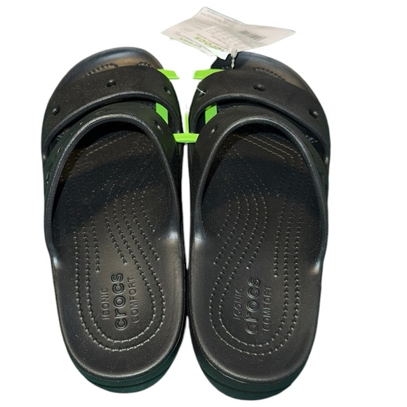 NEW Black Crocs Baya Platform Slide/Sandals size 8 - Picture 4 of 7